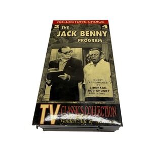The Jack Benny Program TV Classics Collection 2 VHS Set 1994 Madacy TVC-6-1120